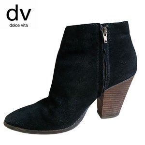 DOLCE VITA Gertie Bootie Suede Ankle Boots - 7.5
